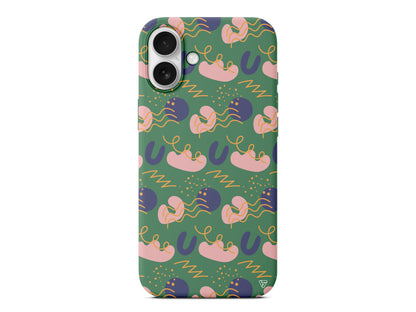 Abstract 1 Lansman Model İçi Kadife Silikon Telefon Kılıfı