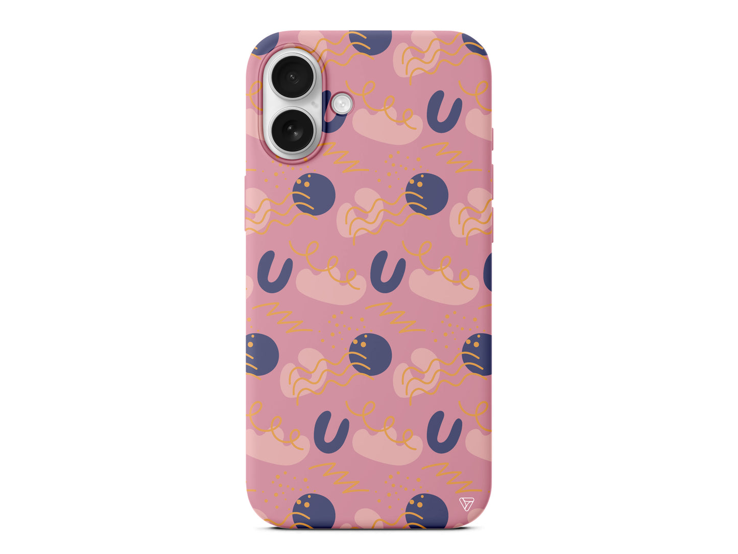 Abstract 1 Lansman Model İçi Kadife Silikon Telefon Kılıfı – Plus Serisine Özel