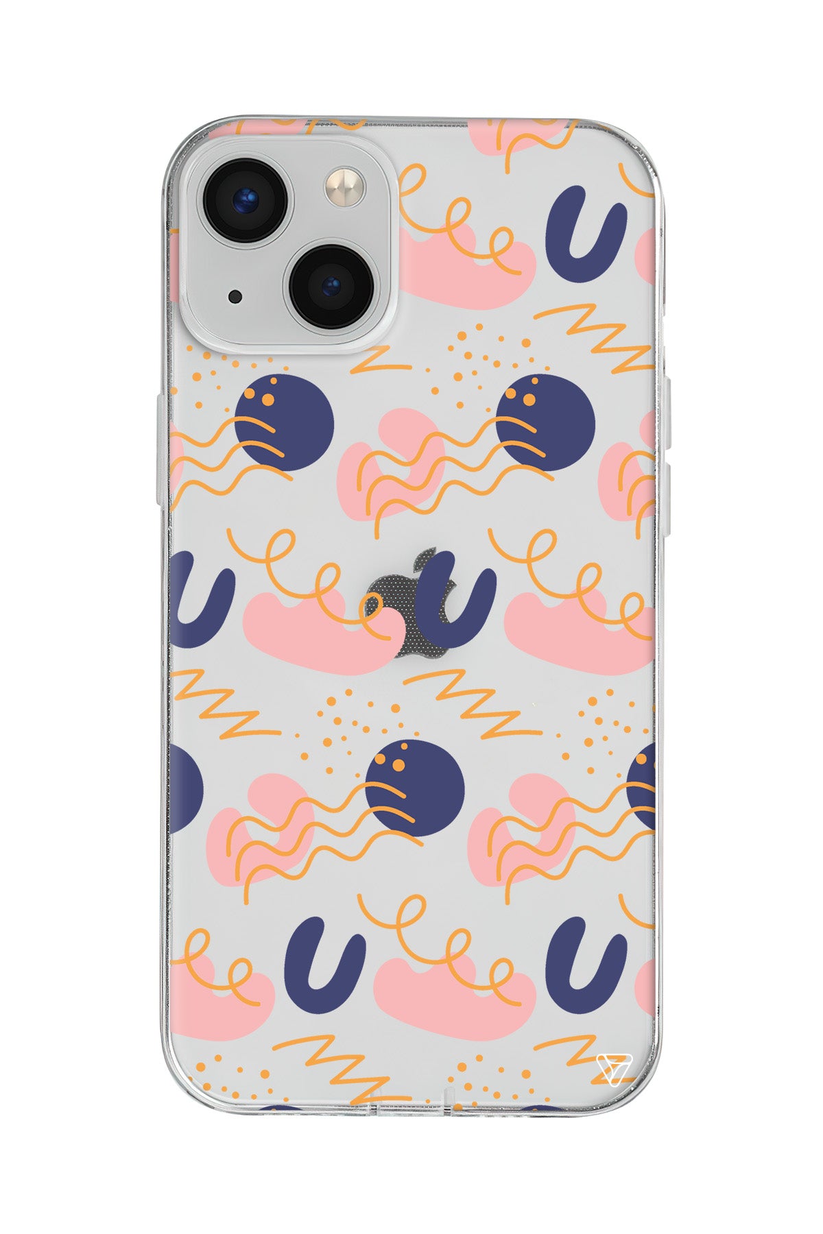 Abstract 1 Lansman Model İçi Kadife Silikon Telefon Kılıfı