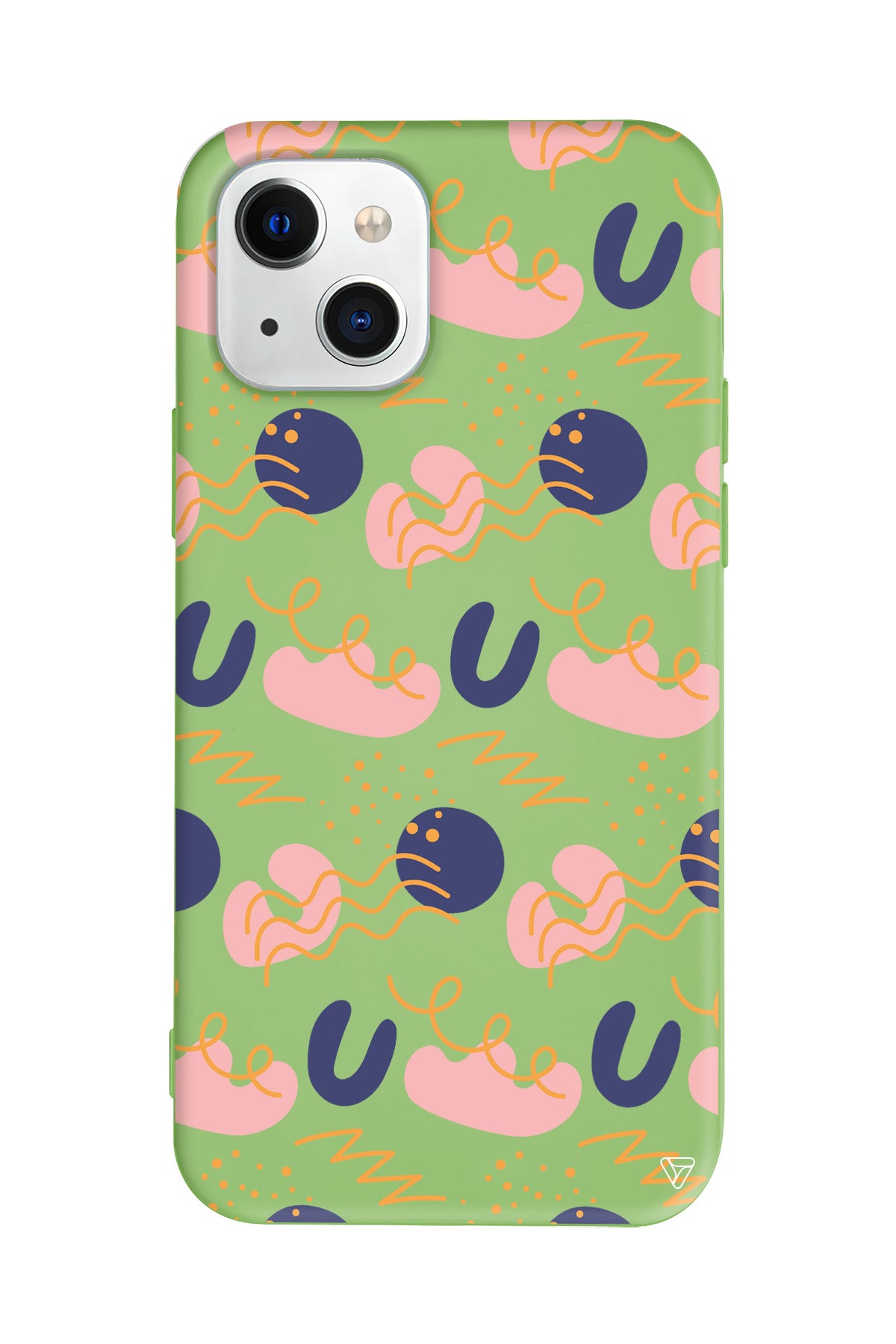 Abstract 1 Lansman Model İçi Kadife Silikon Telefon Kılıfı