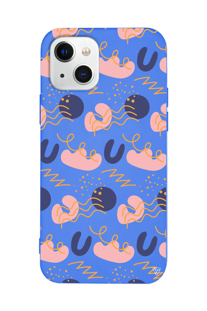 Abstract 1 Lansman Model İçi Kadife Silikon Telefon Kılıfı