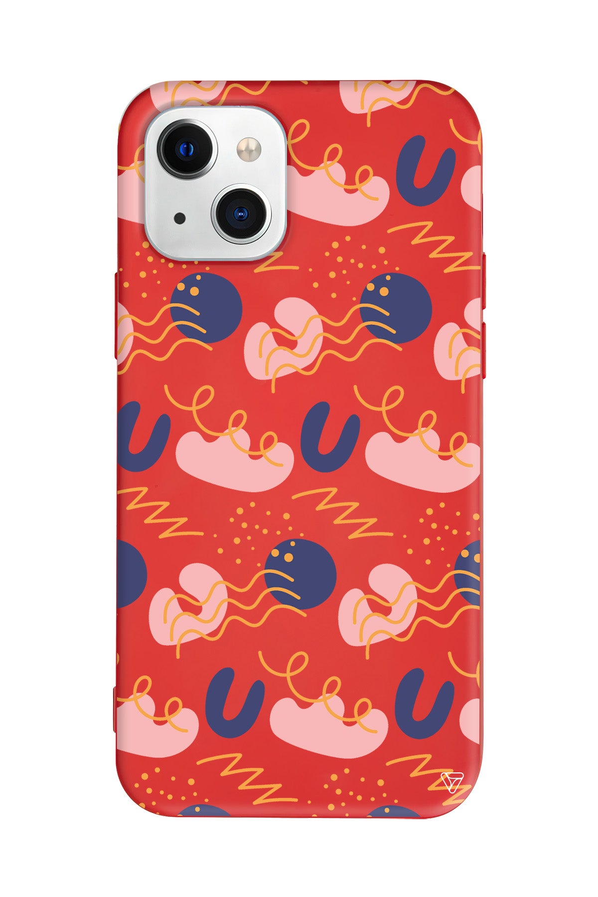 Abstract 1 Lansman Model İçi Kadife Silikon Telefon Kılıfı – Plus Serisine Özel