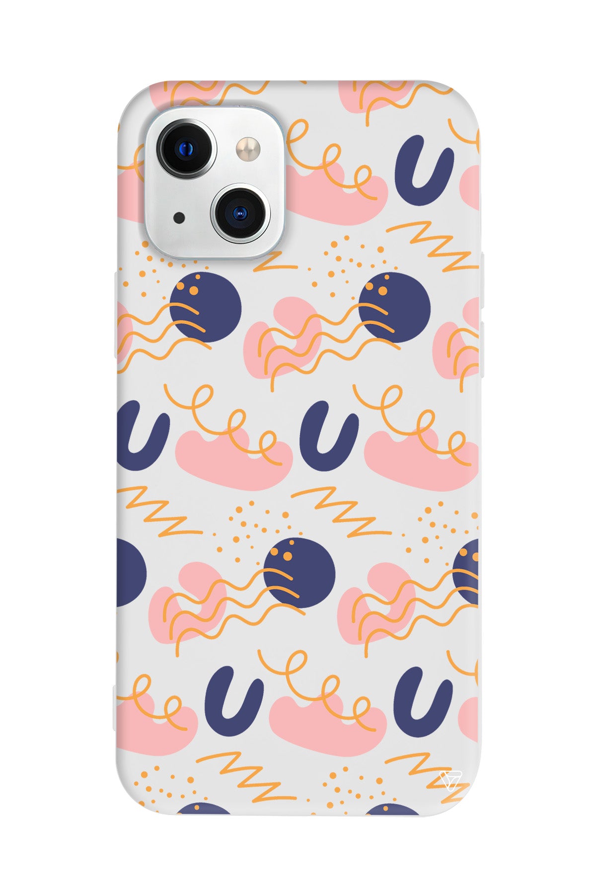 Abstract 1 Lansman Model İçi Kadife Silikon Telefon Kılıfı – Plus Serisine Özel