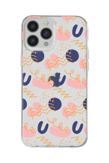 Abstract 1 Lansman Model İçi Kadife Silikon Telefon Kılıfı