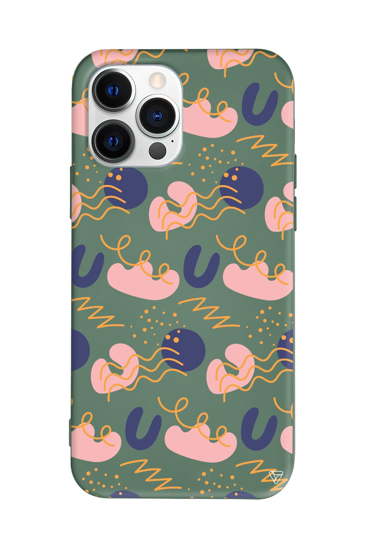 Abstract 1 Lansman Model İçi Kadife Silikon Telefon Kılıfı