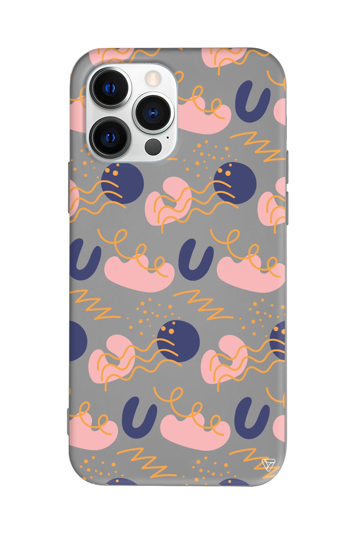 Abstract 1 Lansman Model İçi Kadife Silikon Telefon Kılıfı