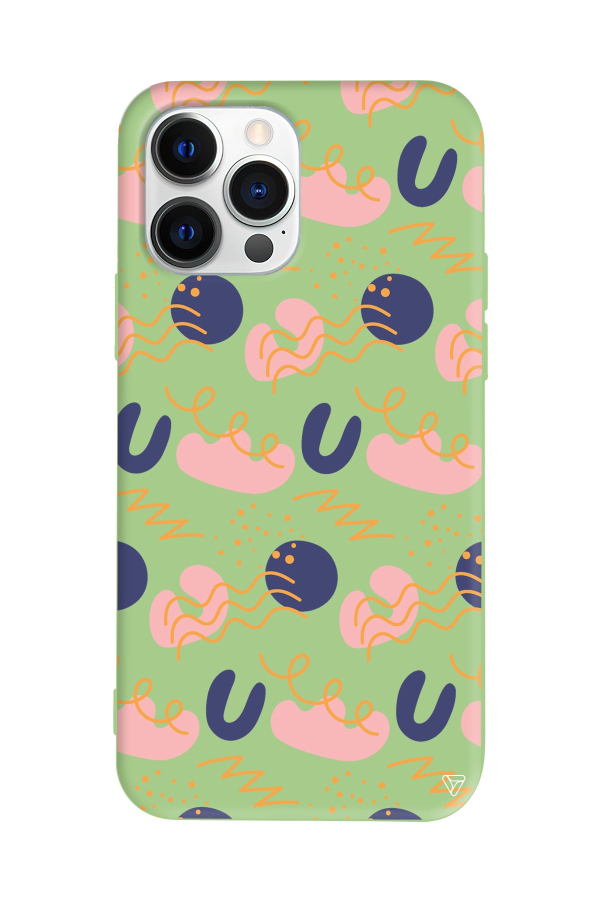 Abstract 1 Lansman Model İçi Kadife Silikon Telefon Kılıfı