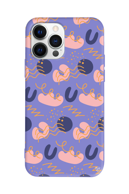 Abstract 1 Lansman Model İçi Kadife Silikon Telefon Kılıfı