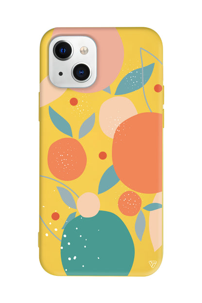 Orange Shape Lansman Model İçi Kadife Silikon Telefon Kılıfı – Plus Serisine Özel