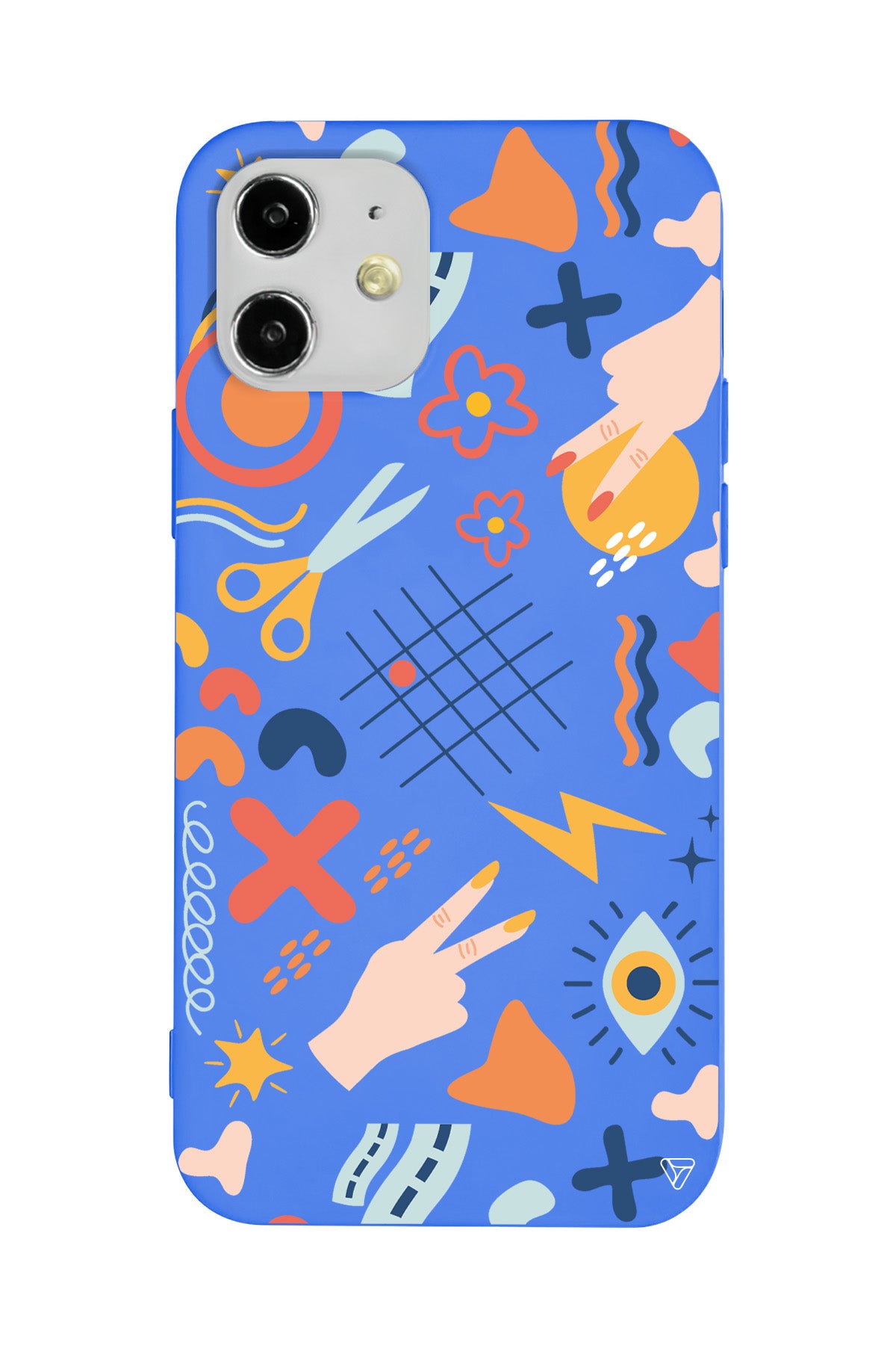 Peace Lansman Model İçi Kadife Silikon Telefon Kılıfı