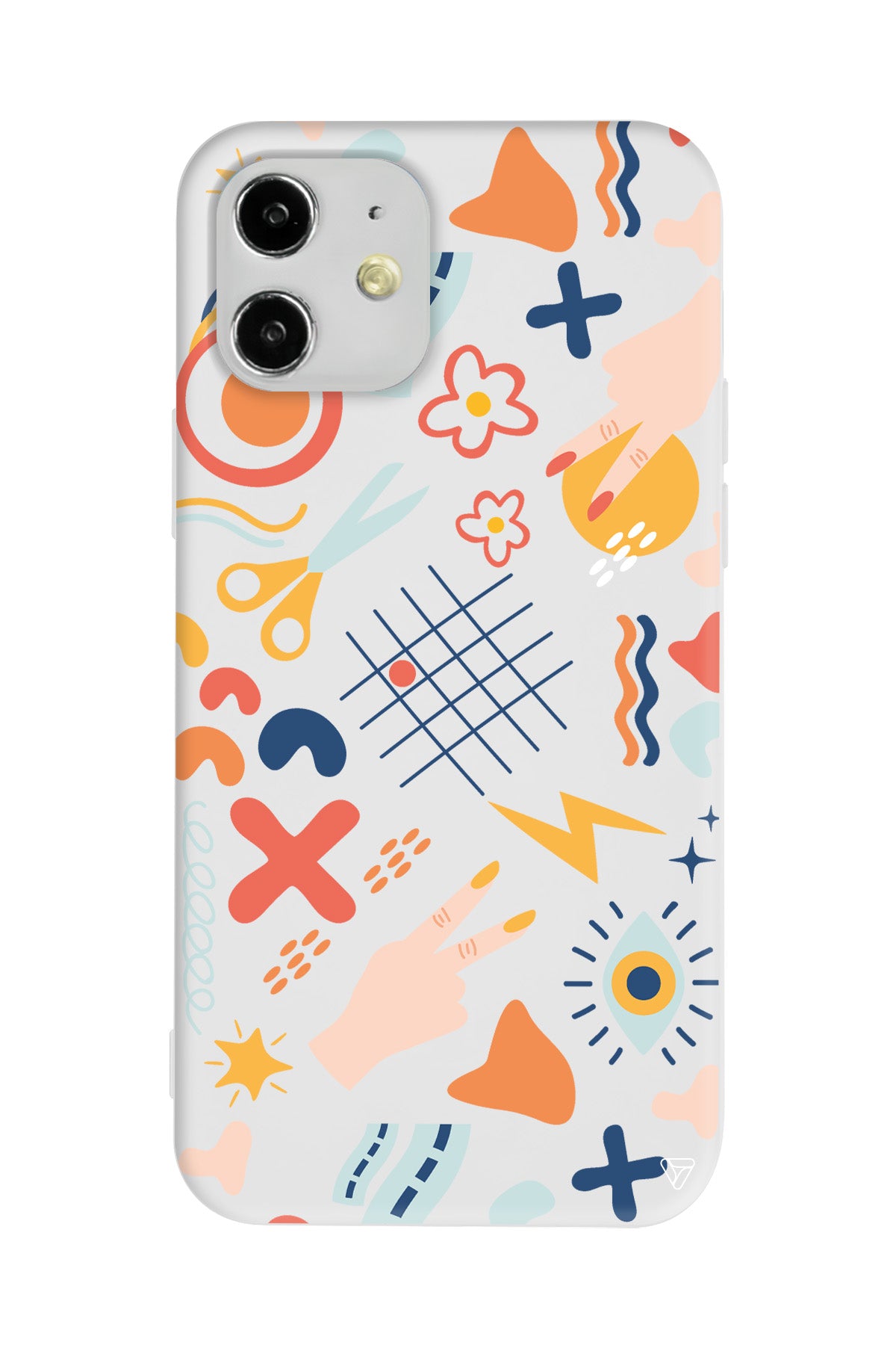 Peace Lansman Model İçi Kadife Silikon Telefon Kılıfı