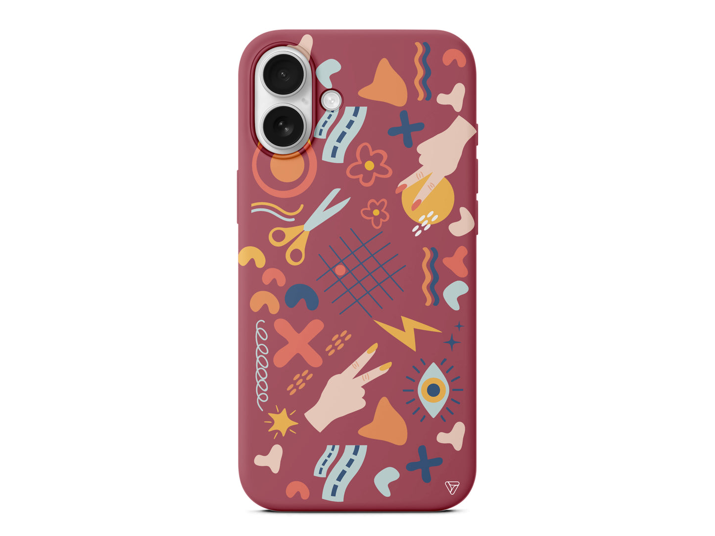 Peace Lansman Model İçi Kadife Silikon Telefon Kılıfı