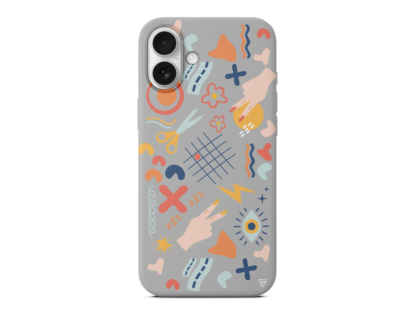 Peace Lansman Model İçi Kadife Silikon Telefon Kılıfı