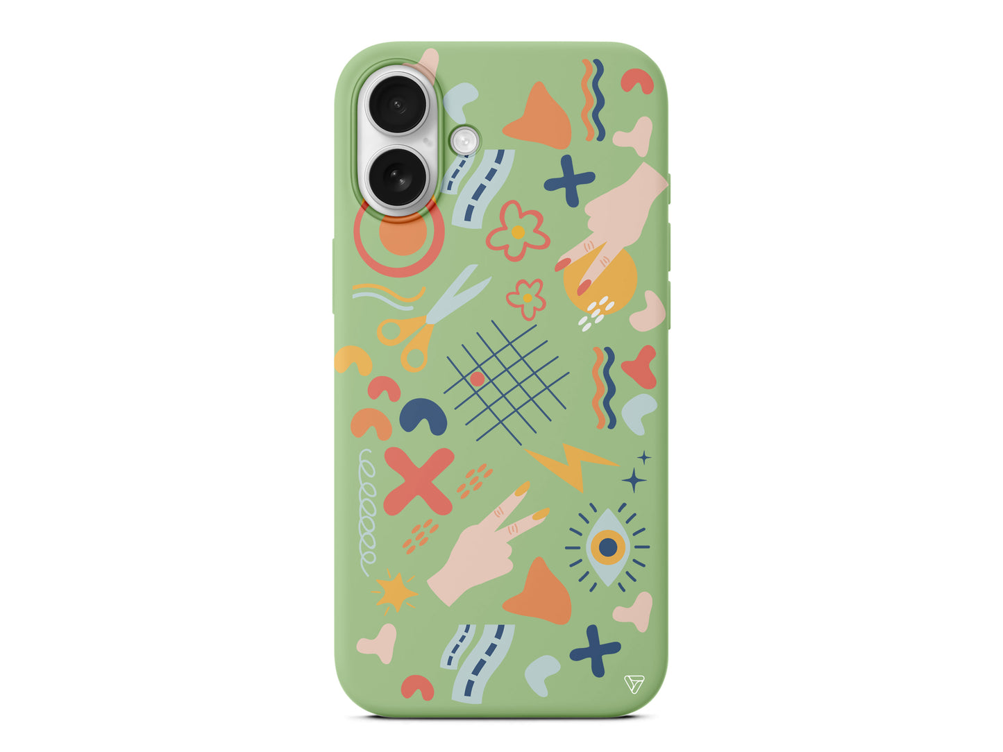 Peace Lansman Model İçi Kadife Silikon Telefon Kılıfı