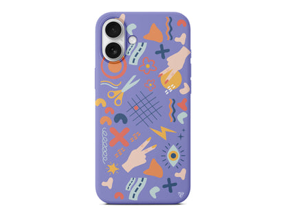 Peace Lansman Model İçi Kadife Silikon Telefon Kılıfı – Plus Serisine Özel