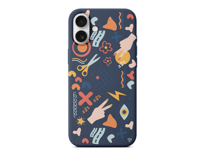 Peace Lansman Model İçi Kadife Silikon Telefon Kılıfı – Plus Serisine Özel