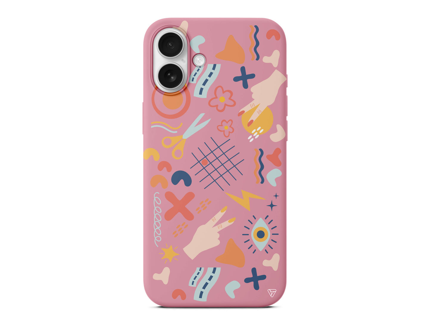 Peace Lansman Model İçi Kadife Silikon Telefon Kılıfı – Plus Serisine Özel