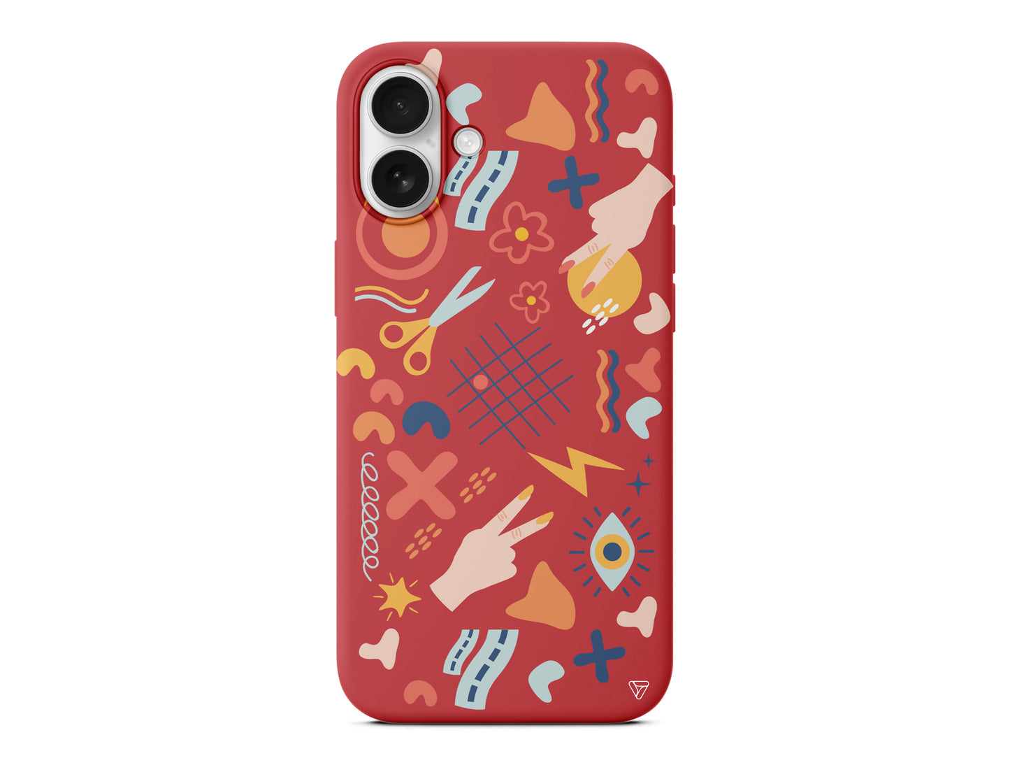 Peace Lansman Model İçi Kadife Silikon Telefon Kılıfı – Plus Serisine Özel