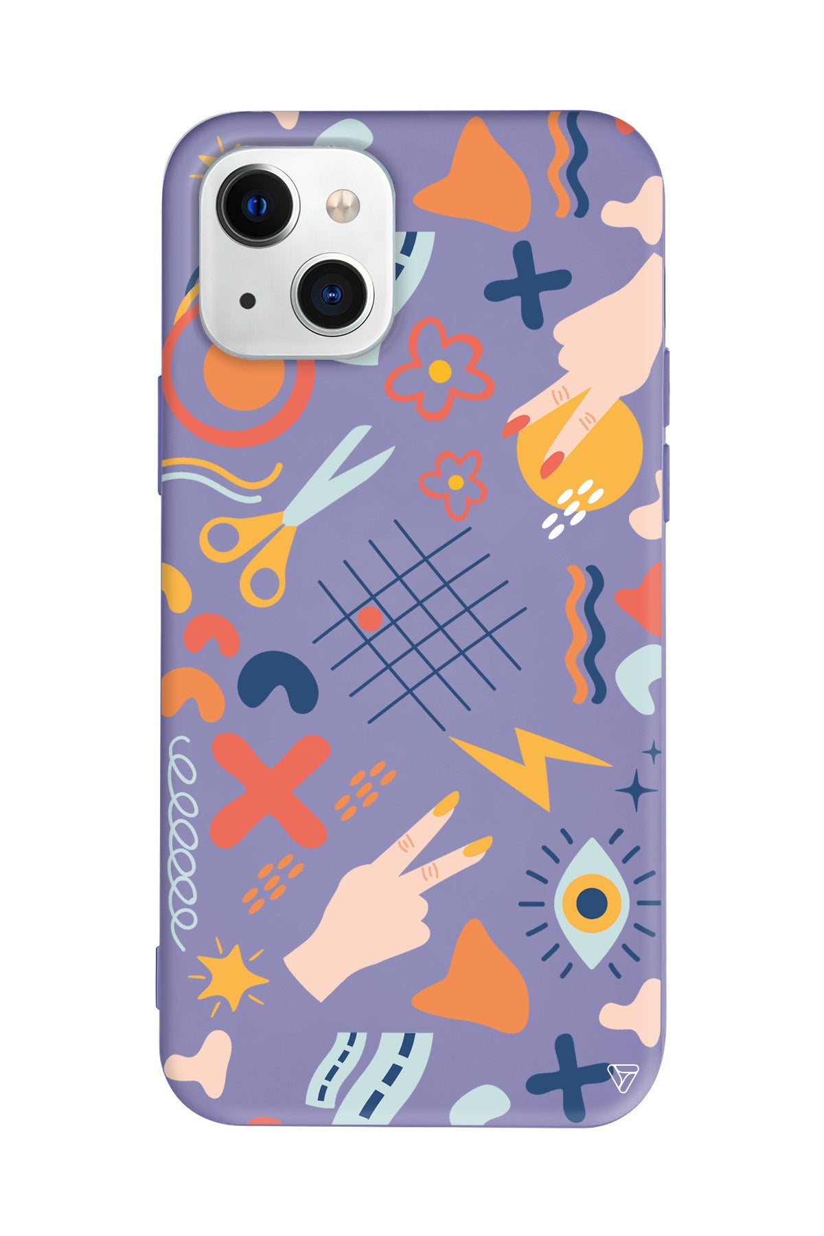 Peace Lansman Model İçi Kadife Silikon Telefon Kılıfı