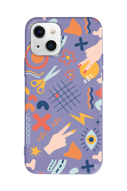 Peace Lansman Model İçi Kadife Silikon Telefon Kılıfı – Plus Serisine Özel