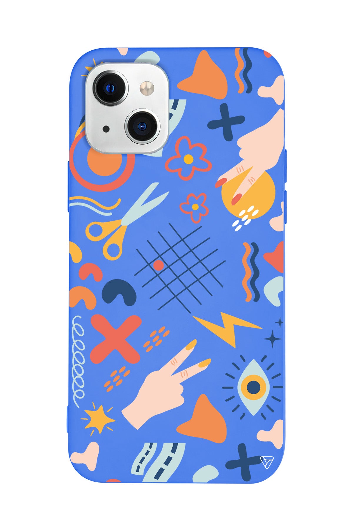 Peace Lansman Model İçi Kadife Silikon Telefon Kılıfı