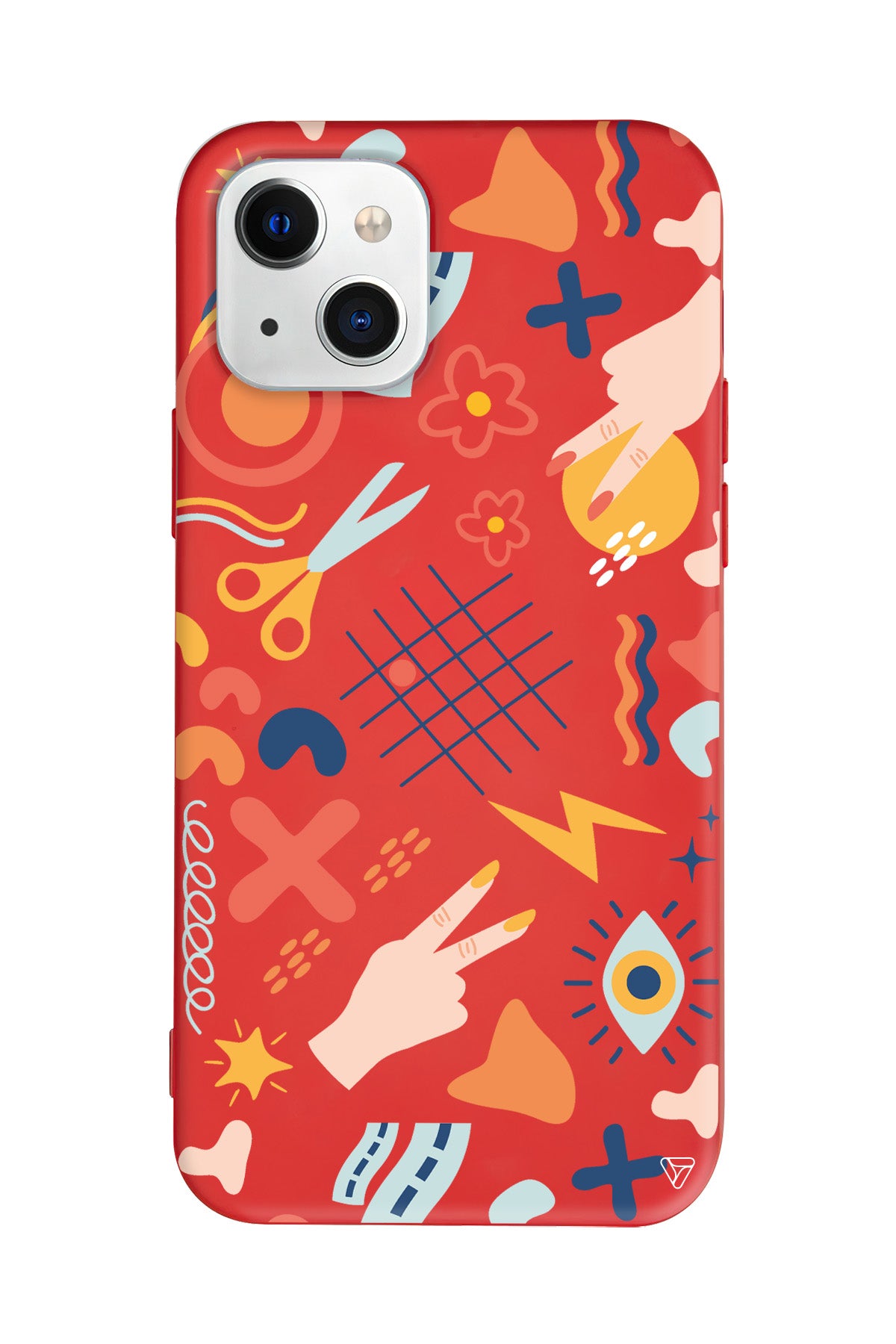 Peace Lansman Model İçi Kadife Silikon Telefon Kılıfı – Plus Serisine Özel