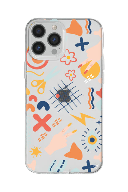 Peace Lansman Model İçi Kadife Silikon Telefon Kılıfı