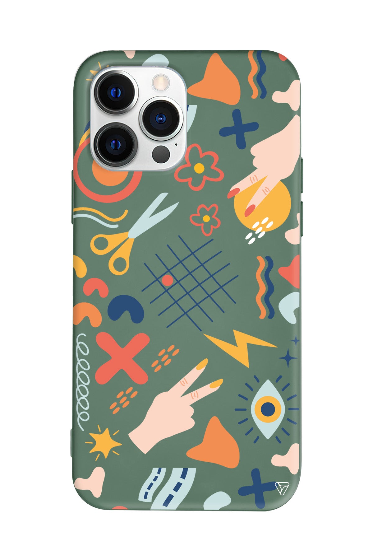 Peace Lansman Model İçi Kadife Silikon Telefon Kılıfı