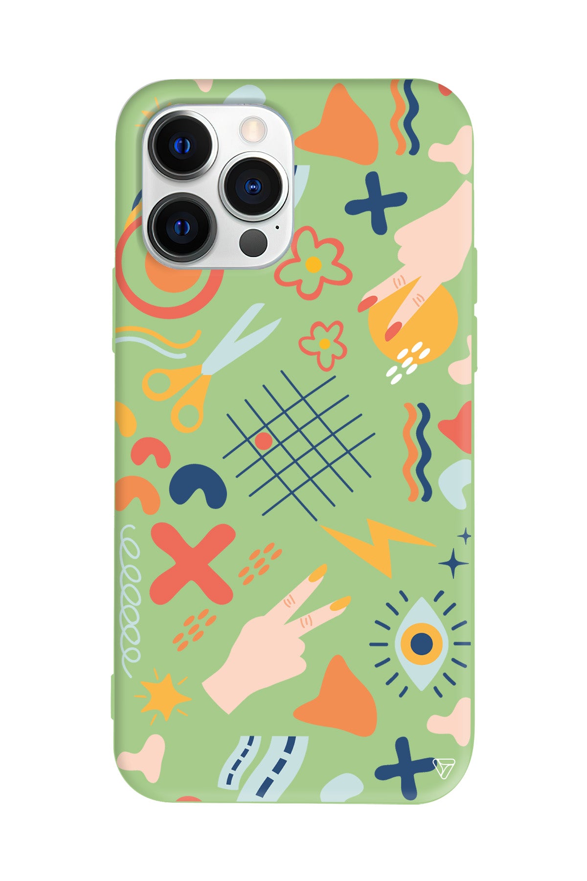 Peace Lansman Model İçi Kadife Silikon Telefon Kılıfı