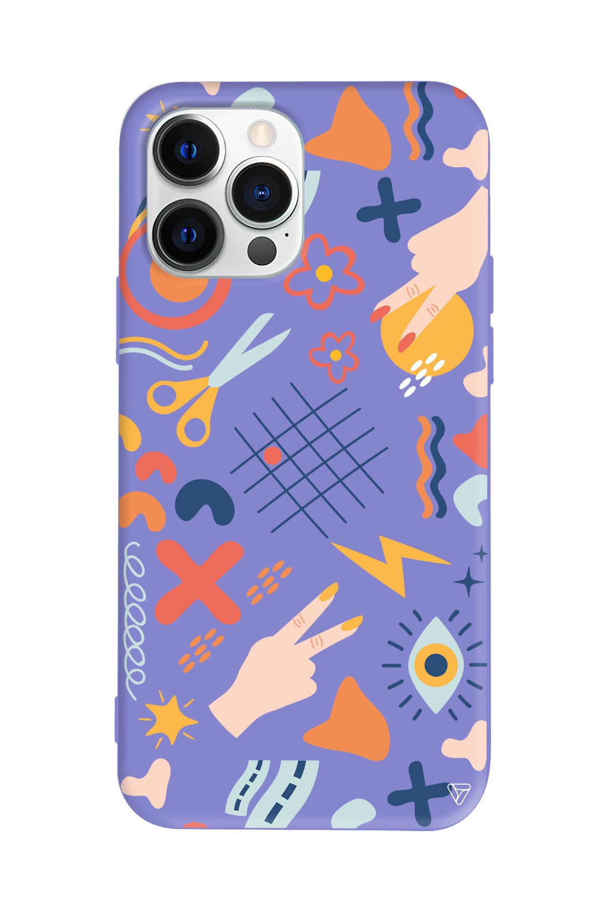 Peace Lansman Model İçi Kadife Silikon Telefon Kılıfı