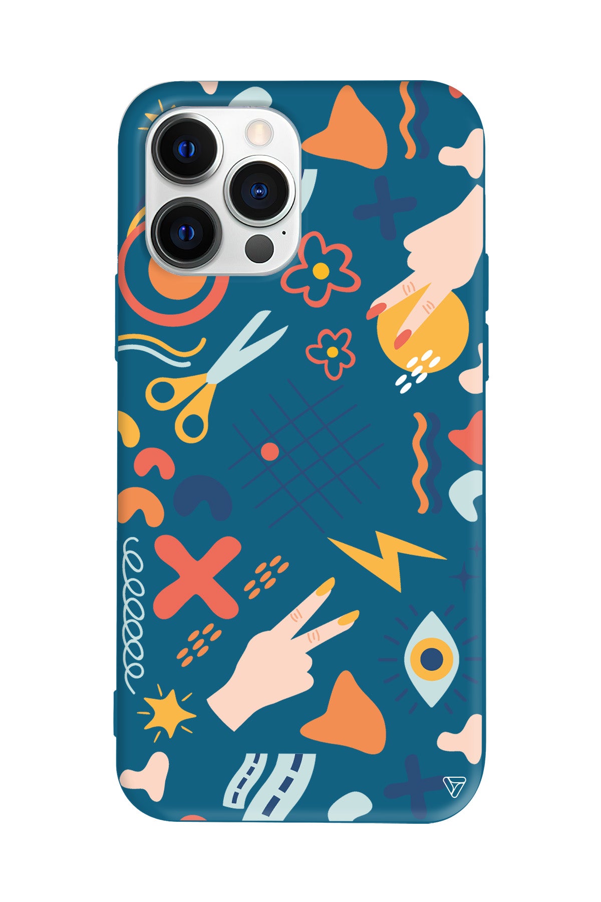 Peace Lansman Model İçi Kadife Silikon Telefon Kılıfı