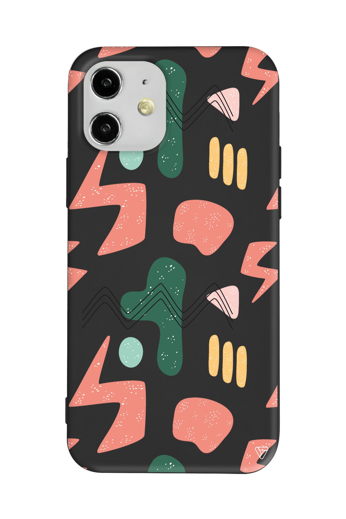 Black Line 2 Lansman Model İçi Kadife Silikon Telefon Kılıfı