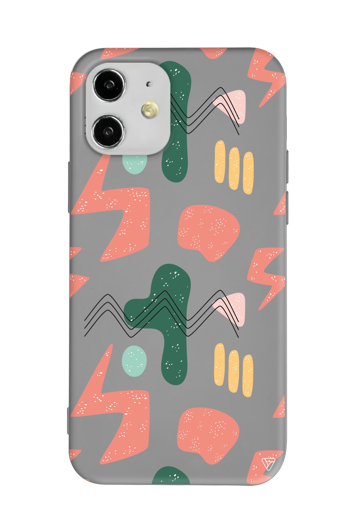 Black Line 2 Lansman Model İçi Kadife Silikon Telefon Kılıfı