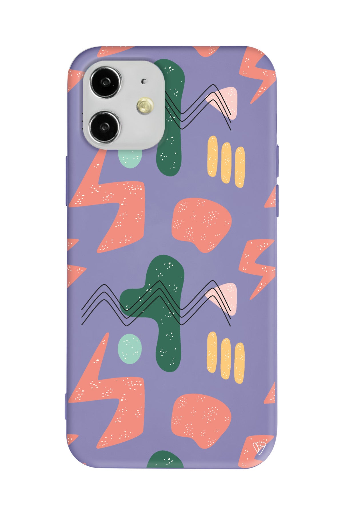 Black Line 2 Lansman Model İçi Kadife Silikon Telefon Kılıfı