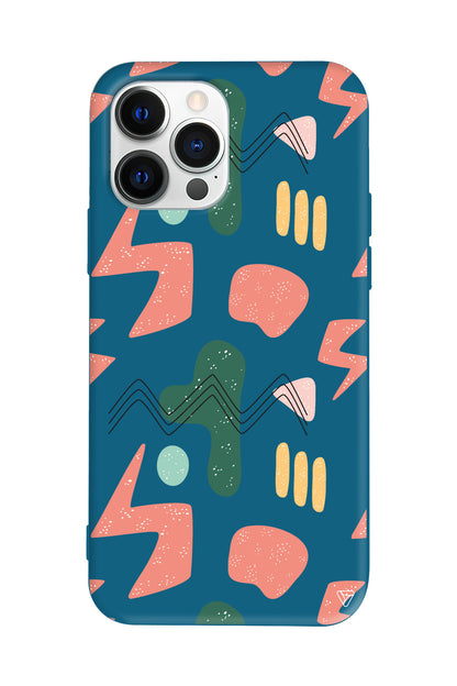 Black Line 2 Lansman Model İçi Kadife Silikon Telefon Kılıfı