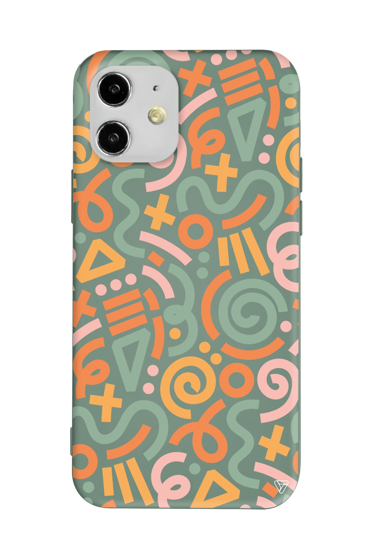 Doodle Lansman Model İçi Kadife Silikon Telefon Kılıfı