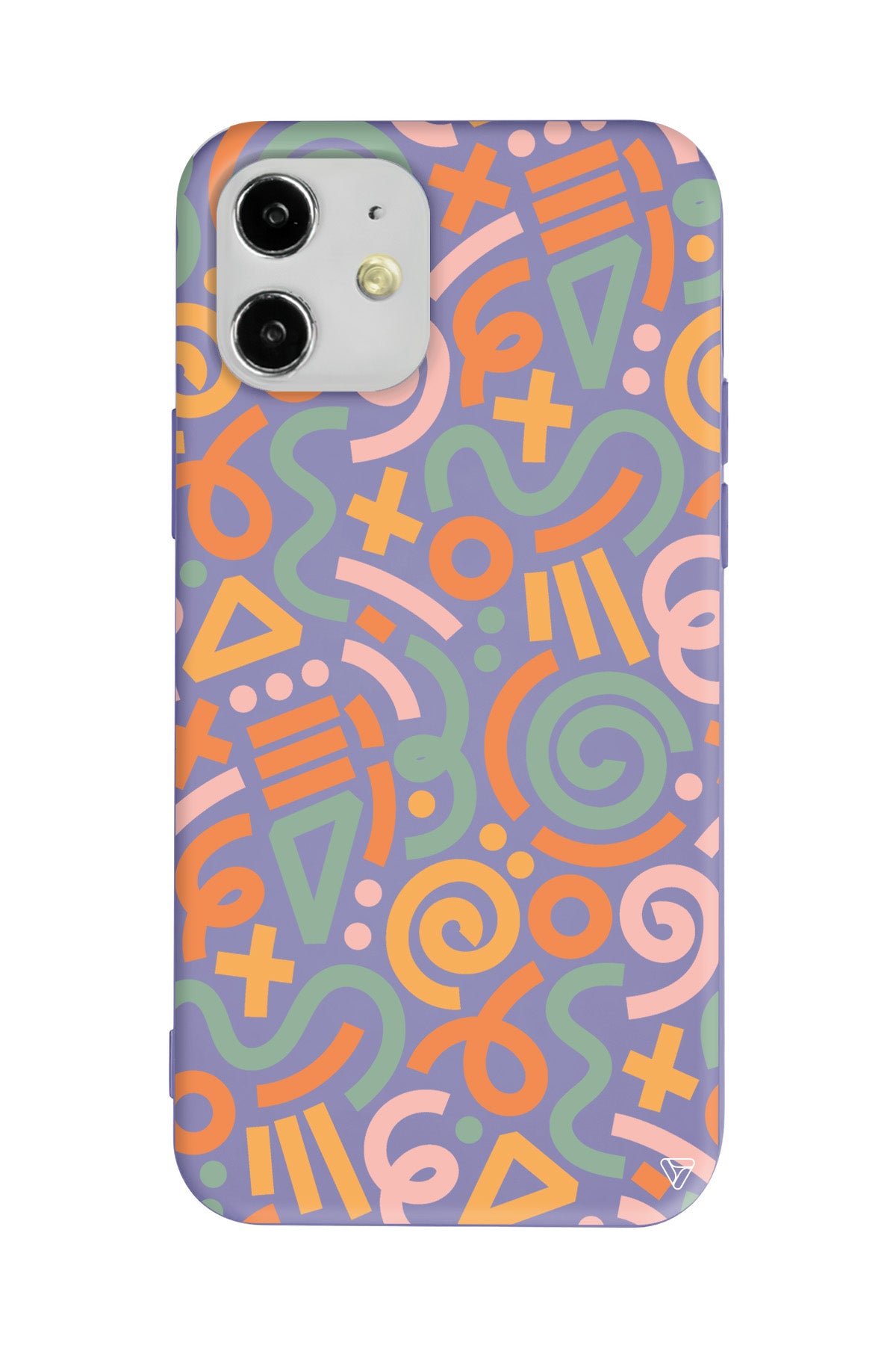 Doodle Lansman Model İçi Kadife Silikon Telefon Kılıfı