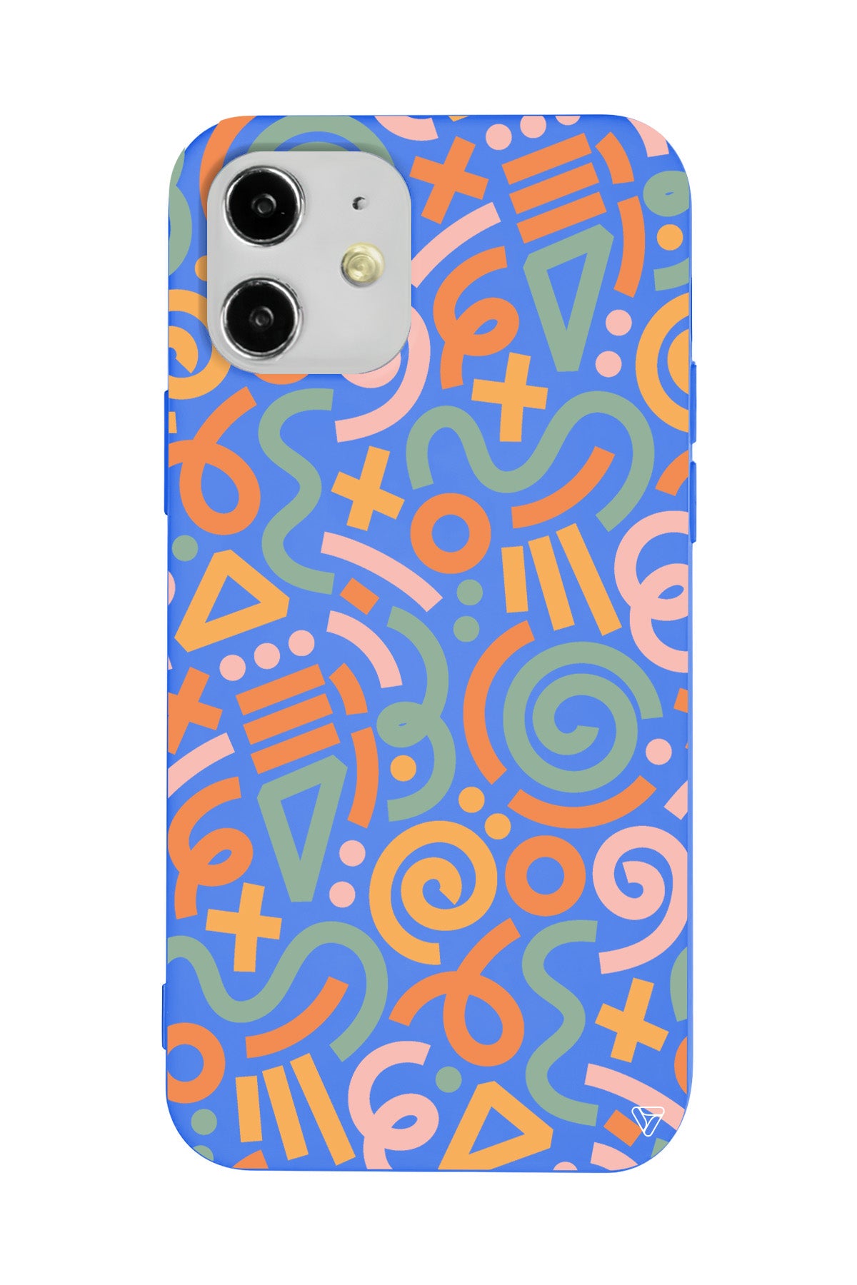 Doodle Lansman Model İçi Kadife Silikon Telefon Kılıfı