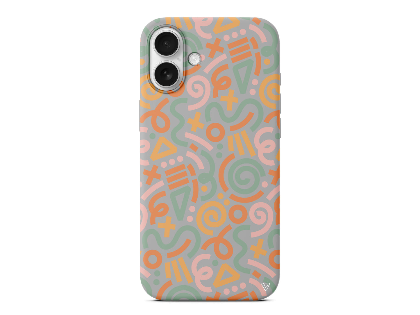 Doodle Lansman Model İçi Kadife Silikon Telefon Kılıfı