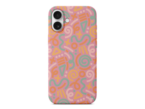 Doodle Lansman Model İçi Kadife Silikon Telefon Kılıfı – Plus Serisine Özel