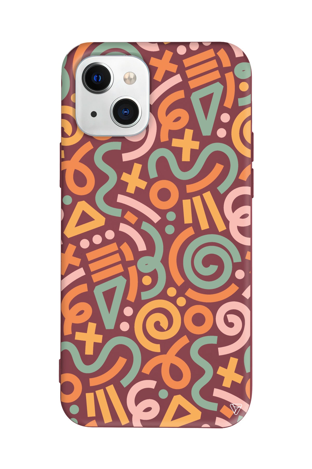 Doodle Lansman Model İçi Kadife Silikon Telefon Kılıfı