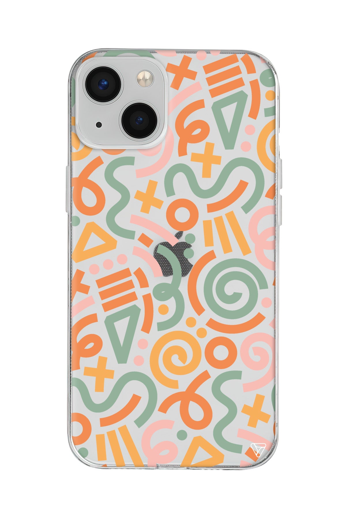 Doodle Lansman Model İçi Kadife Silikon Telefon Kılıfı