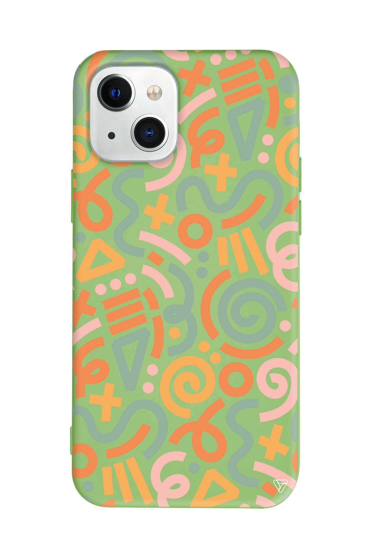 Doodle Lansman Model İçi Kadife Silikon Telefon Kılıfı