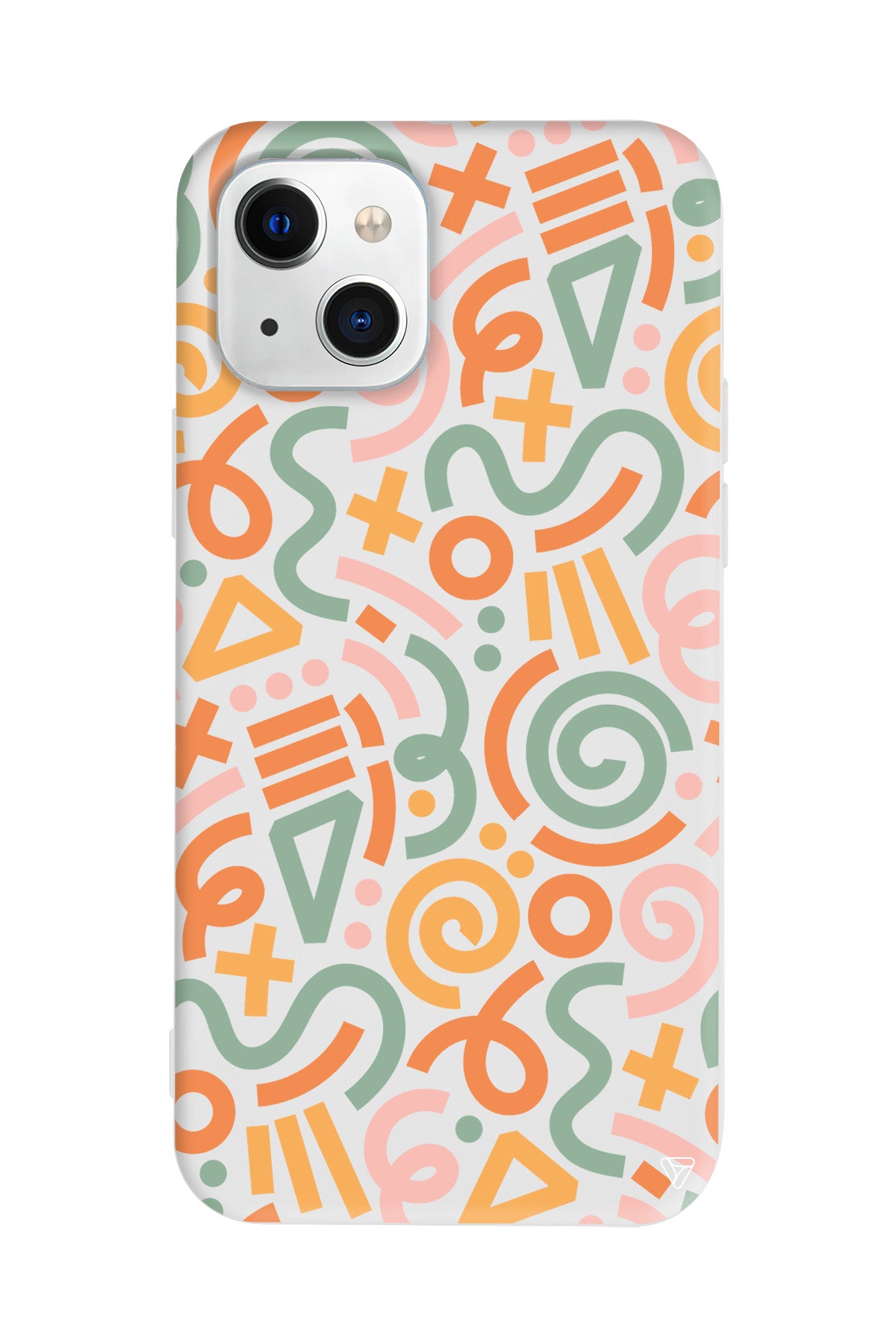 Doodle Lansman Model İçi Kadife Silikon Telefon Kılıfı