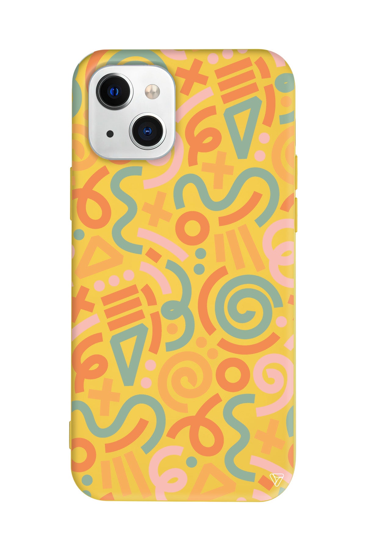 Doodle Lansman Model İçi Kadife Silikon Telefon Kılıfı – Plus Serisine Özel