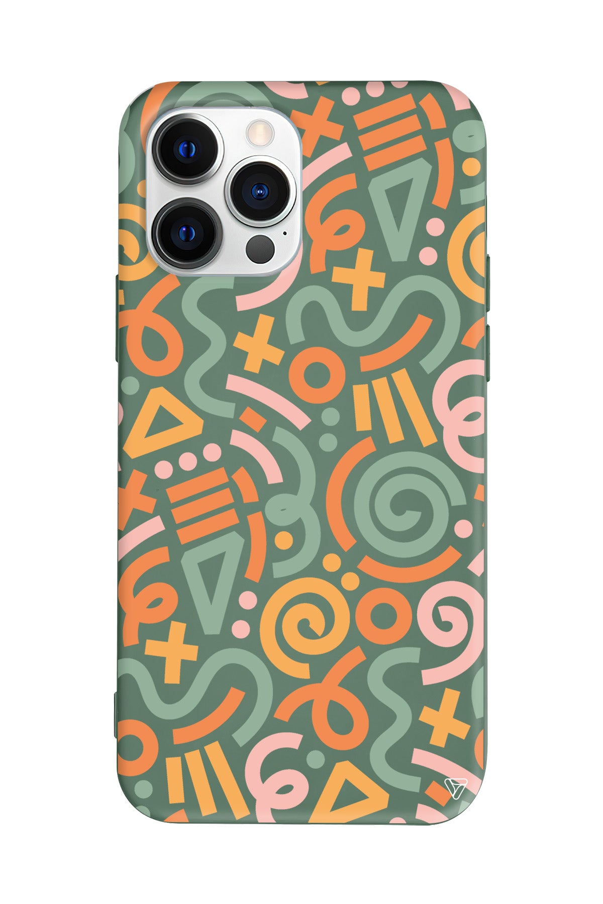 Doodle Lansman Model İçi Kadife Silikon Telefon Kılıfı