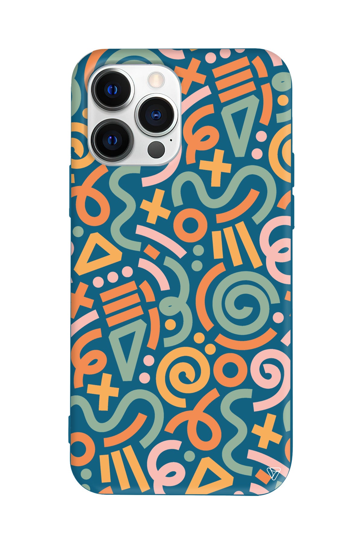 Doodle Lansman Model İçi Kadife Silikon Telefon Kılıfı