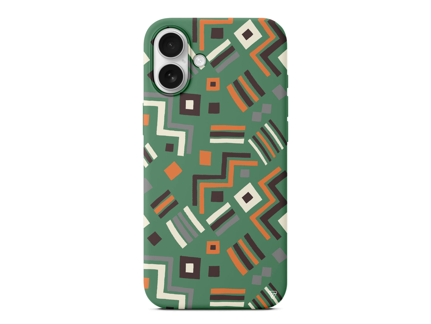 Etnik Shapes Lansman Model İçi Kadife Silikon Telefon Kılıfı