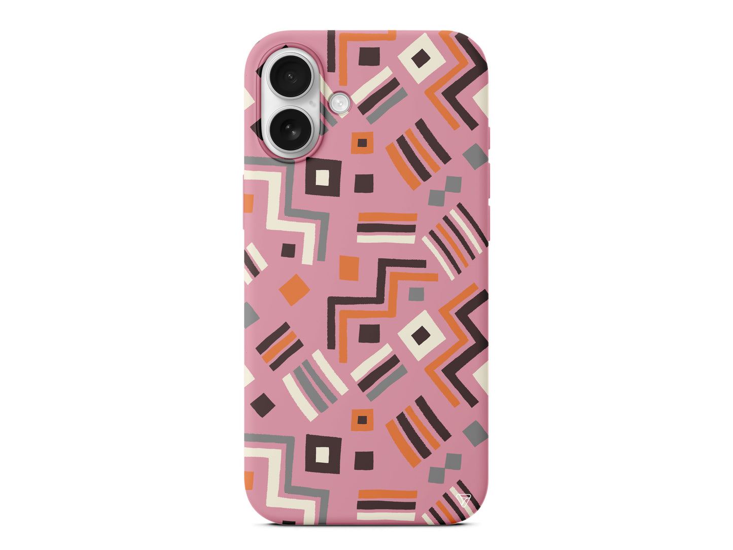 Etnik Shapes Lansman Model İçi Kadife Silikon Telefon Kılıfı – Plus Serisine Özel