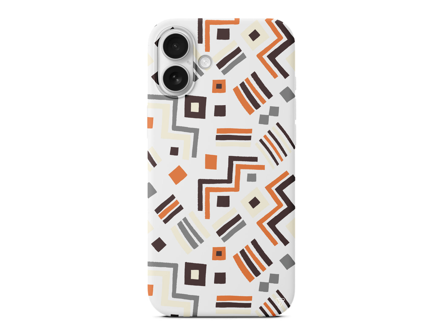 Etnik Shapes Lansman Model İçi Kadife Silikon Telefon Kılıfı